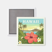 Aimant Vintage Hawaii (Recto/Verso)