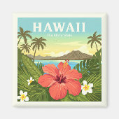 Aimant Vintage Hawaii (Devant)