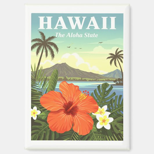 Aimant Vintage Hawaii (Recto)