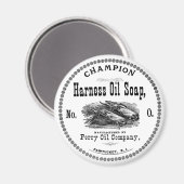 Aimant Vintage Horloge Agriturismo savon blanc (Recto/Verso)