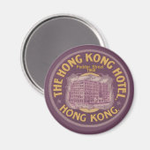Aimant Vintage Hotel Hong Kong (Recto/Verso)