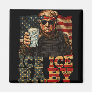 Aimant Vintage Ice Ice par Funny Trump _4