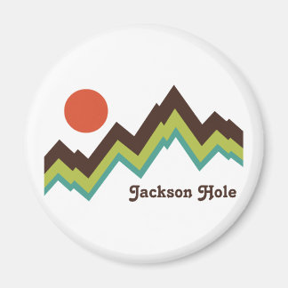Aimant Vintage Jackson Hole