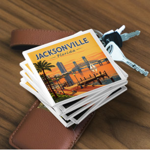 Aimant Vintage Jacksonville Floride