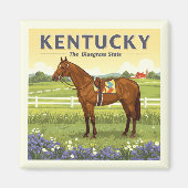 Aimant Vintage Kentucky (Devant)