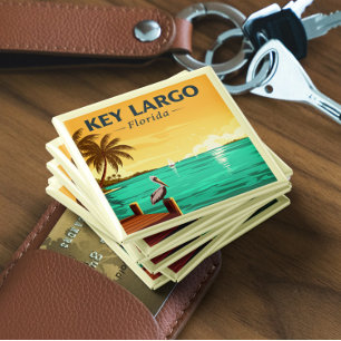 Aimant Vintage Key Largo Floride