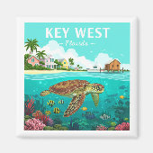 Aimant Vintage Key West Floride (Devant)