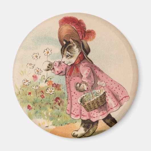 Aimant Vintage Kitty (Devant)