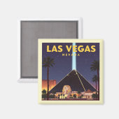 Aimant Vintage Las Vegas Nevada (Recto/Verso)