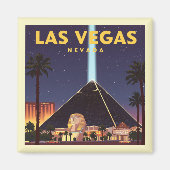 Aimant Vintage Las Vegas Nevada (Devant)
