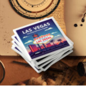 Aimant Vintage Las Vegas Nevada