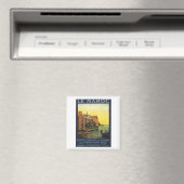 Aimant Vintage Le Maroc (In Situ (Lave-vaisselle))