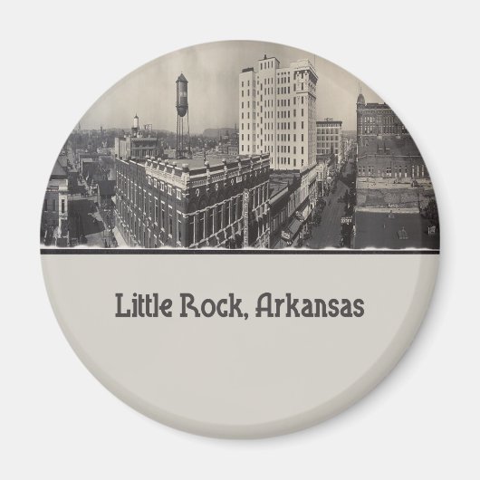Aimant Vintage Little Rock Arkansas (Devant)