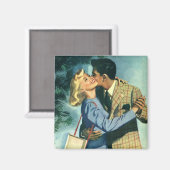 Aimant Vintage Love and Romance, Christmas Dance (Recto/Verso)