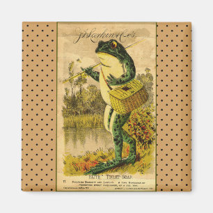 Aimant vintage magnifique d'illustration de