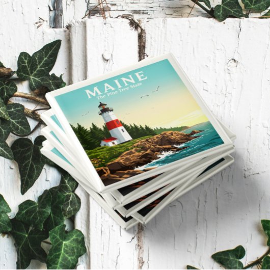 Aimant Vintage Maine