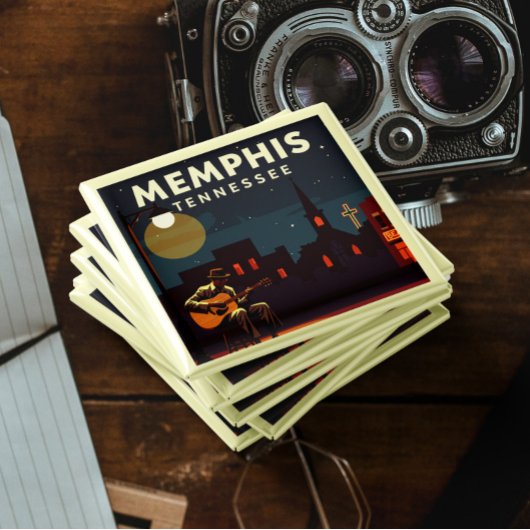 Aimant Vintage Memphis Tennessee