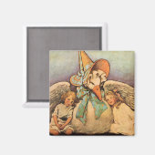 Aimant Vintage Mère Oie Enfants Jessie Willcox Smith (Recto/Verso)