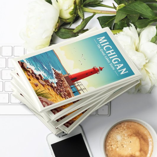 Aimant Vintage Michigan