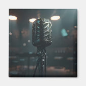 Aimant Vintage microphone (Devant)