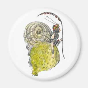 Aimant Vintage Mignonne Imaginaire Papillon Fée avec aile