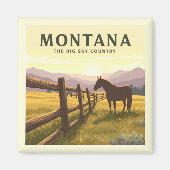 Aimant Vintage Montana (Devant)