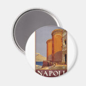 Aimant Vintage Napoli Travel (Recto/Verso)