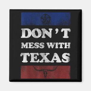 Aimant Vintage Ne Touche Pas Au Longhorn Lone Star State
