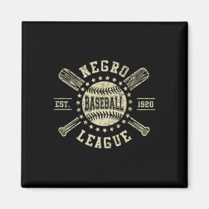 Aimant Vintage Negro League Bysebyll Mois de l'histoire d