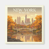 Aimant Vintage New York (Devant)