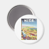 Aimant Vintage Nice France (Recto/Verso)