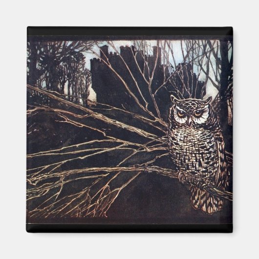 Aimant Vintage Night Owl Rackham (Devant)