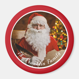 Aimant Vintage Noël Jolly Vieux Père Noël Custom