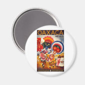 Aimant Vintage Oaxaca Mexique (Recto/Verso)