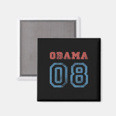 Aimant Vintage Obama 08 (Recto/Verso)