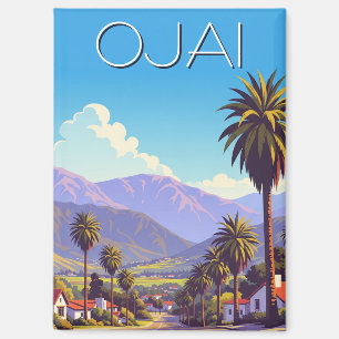 Aimant Vintage Ojai Californie