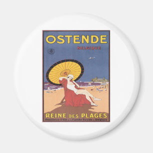 Aimant Vintage Ostende Belgique