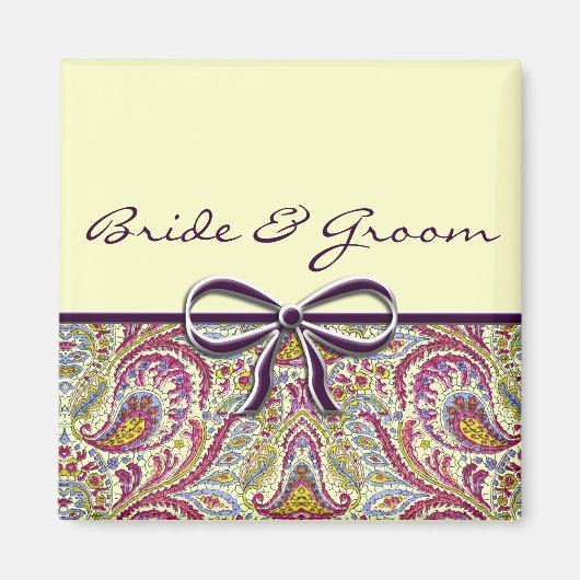 Aimant Vintage Paisley (Devant)