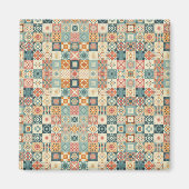 Aimant Vintage, patchwork, paré (Devant)