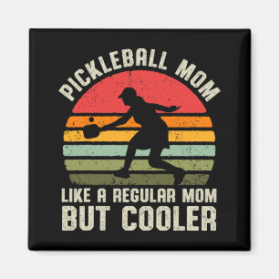 Aimant Vintage Pickleball Maman Vie Pickball Ball Pour Fe