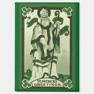 Aimant vintage pour la Saint-Patrick