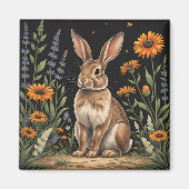 Aimant Vintage Rabbit (Devant)