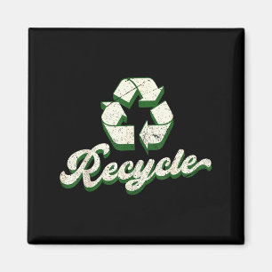 Aimant Vintage recyclage réutilisation jour de la terre h