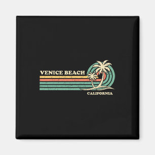 Aimant Vintage Retro Summer Vacances California Venice Be