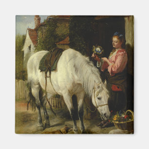 Aimant Vintage Richard Ansdell La fille des jardiniers