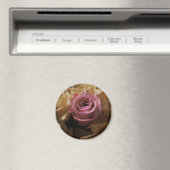 Aimant Vintage romantique Un de l'amour du genre, un Rose (In Situ (Lave-vaisselle))