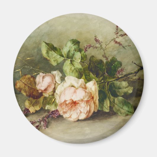 Aimant Vintage Roses par Margaretha Roosenboom (Devant)