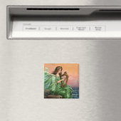 Aimant Vintage Saint Patrick. Exil d'Erin Beach (In Situ (Lave-vaisselle))