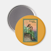 Aimant Vintage Saint Patrick. Exil d'Erin Beach (Recto/Verso)