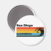 Aimant Vintage San Diego (Recto/Verso)